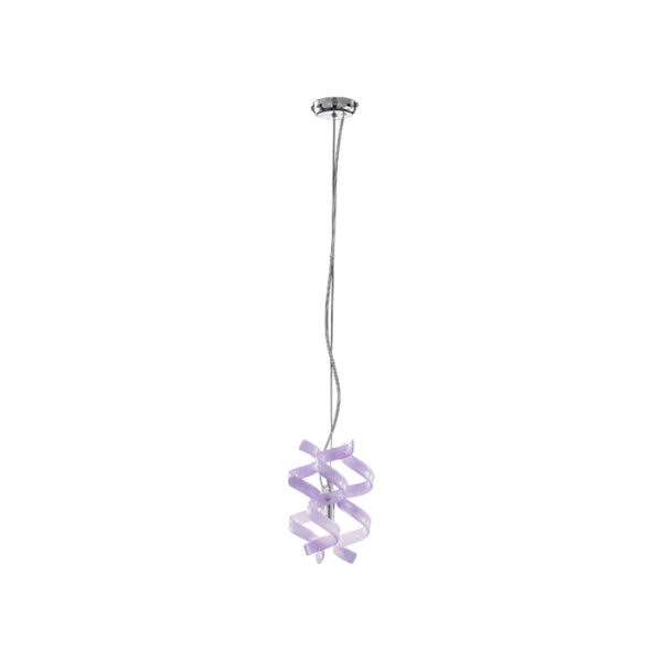 Lampada a sospensione vetro colorato lilla Astro 206 511 05 Metal Lux