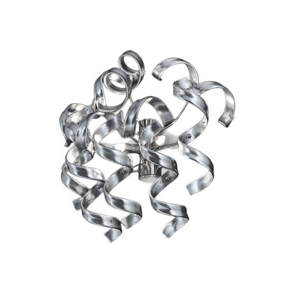 Lampada da parete foglia argento Astro 206 102 15 Metal Lux