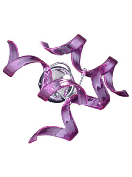 Lampada da parete vetro magenta Astro 206 101 11 Metal Lux
