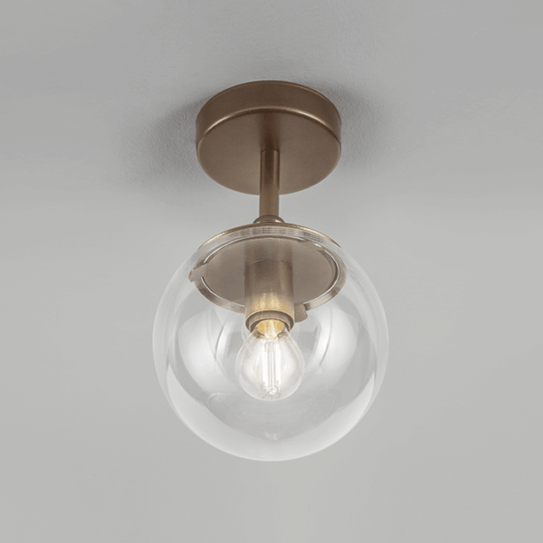 Lampada da soffitto metallo brunito Global 262 315 04 Metal Lux