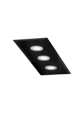 Lampada da soffitto nera Dado 259 303 03 Metal Lux