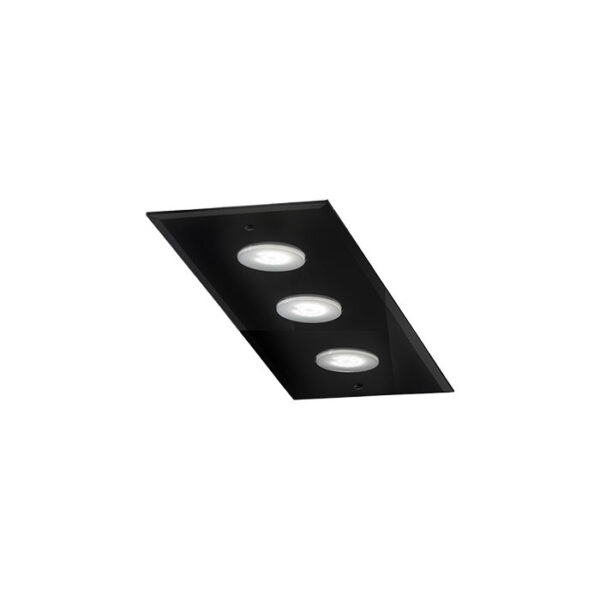 Lampada da soffitto nera Dado 259 303 03 Metal Lux
