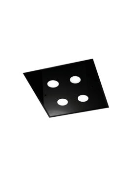 Lampada da soffitto nera Dado 259 340 03 Metal Lux