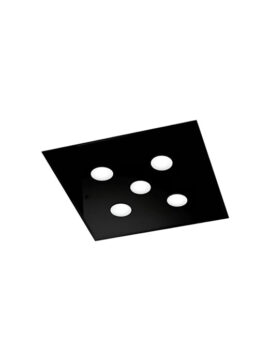 Lampada da soffitto nera Dado 259 350 03 Metal Lux