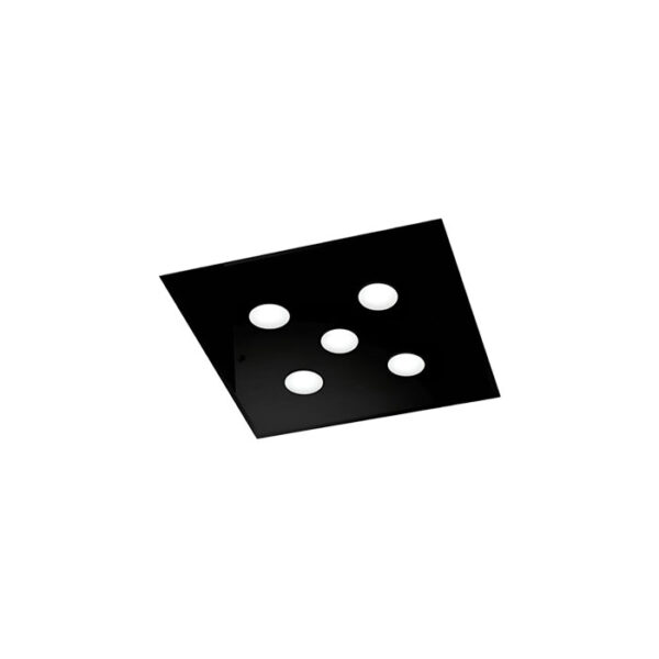 Lampada da soffitto nera Dado 259 350 03 Metal Lux