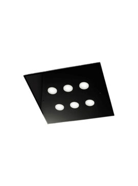 Lampada da soffitto nera Dado 259 360 03 Metal Lux