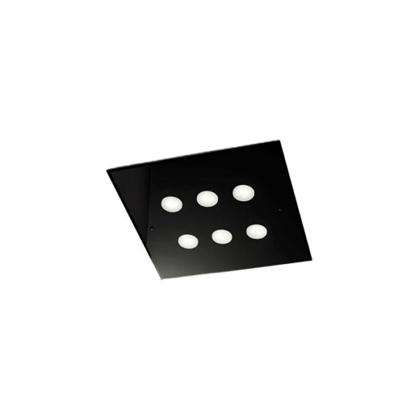 Lampada da soffitto nera Dado 259 360 03 Metal Lux
