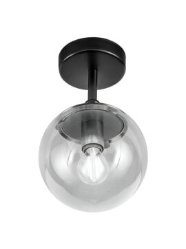 Lampada da soffitto nera Global 262 315 03 Metal Lux