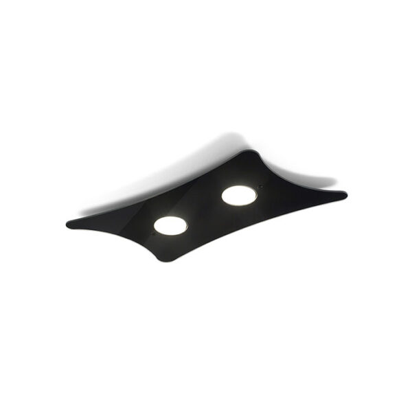 Lampada da soffitto nera Manta 264 302 03 Metal Lux