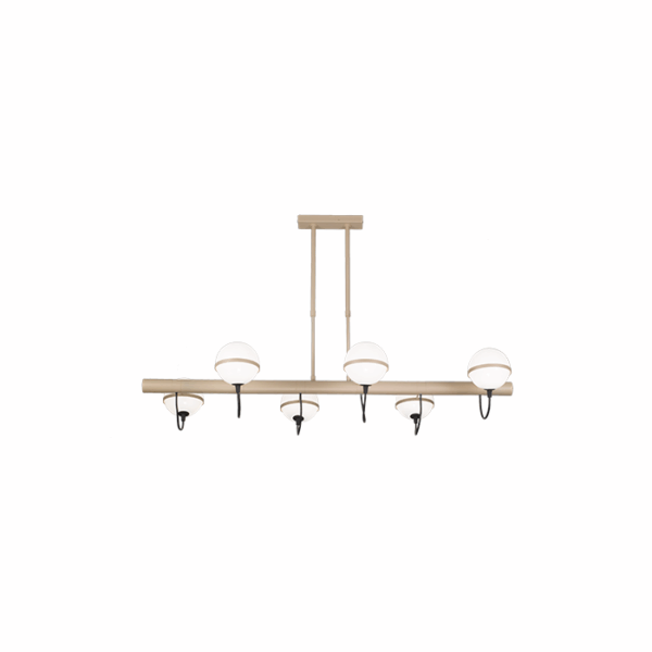 Lampada da soffitto orizzontale Giro 280 506 02 Metal Lux