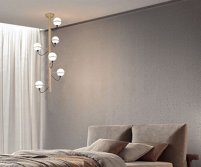 Lampada da soffitto verticale Giro 280 306 02 Metal Lux