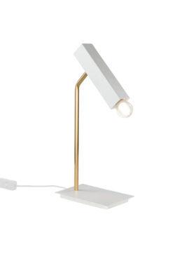 Lampada da tavolo bianca e dorata Raster 265 121 02 Metal Lux