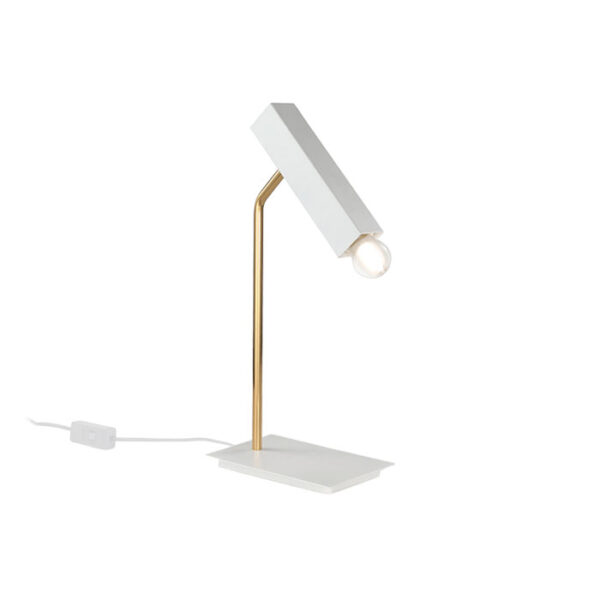 Lampada da tavolo bianca e dorata Raster 265 121 02 Metal Lux
