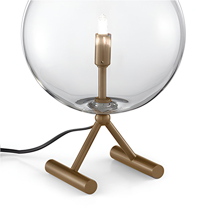 Lampada da tavolo brunito Estro 267 201 01 Metal Lux