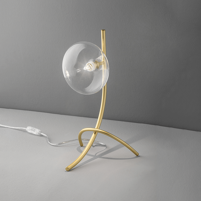 Lampada da tavolo dorata Dolce 261.211.01 Metal Lux