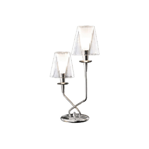 Lampada da tavolo in vetro trasparente Opera 180 212 42 Metal Lux