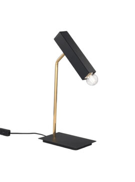Lampada da tavolo nera e dorata Raster 265 121 03 Metal Lux