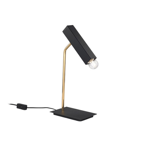 Lampada da tavolo nera e dorata Raster 265 121 03 Metal Lux
