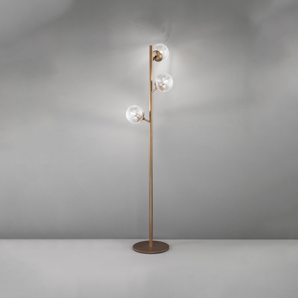 Lampada da terra Global 262 733 04 Metal Lux