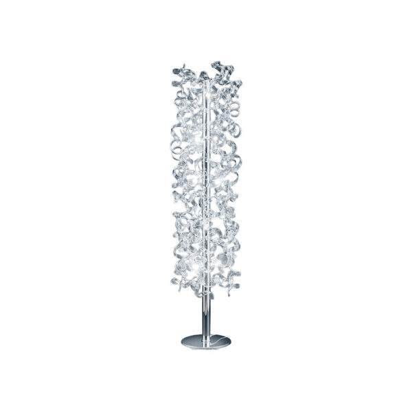 Lampada da terra in vetro trasparente Astro 260 760 01 Metal Lux