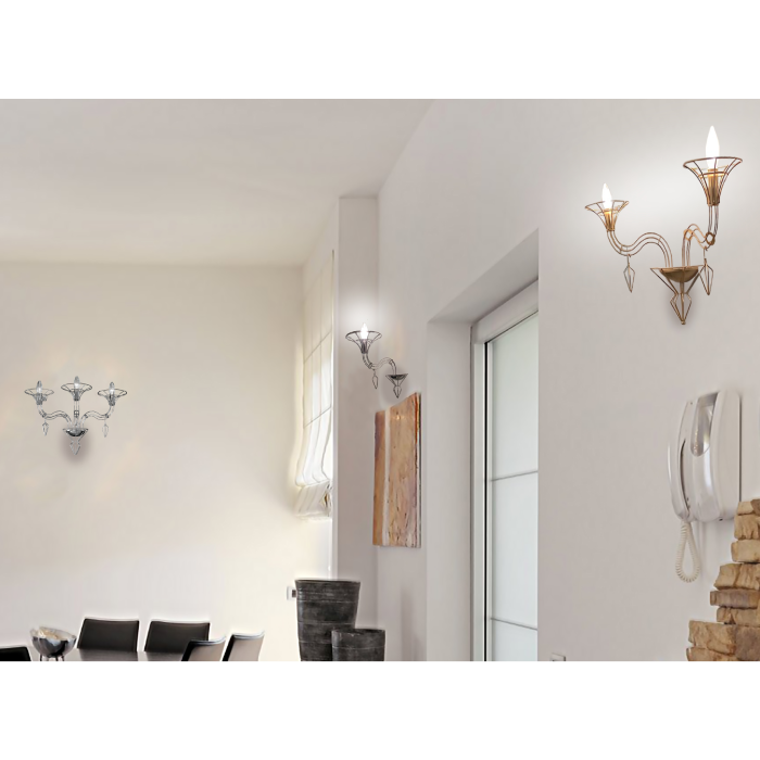 Lampade a parete Dedalo Metal Lux