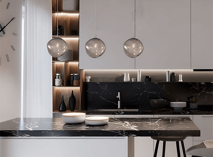 Lampade a sospensione in metallo Saxa 274 525 18 Metal Lux