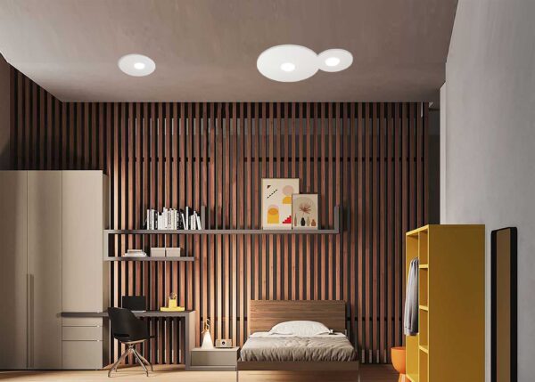 Lampade da soffitto bianche Rad Metal Lux
