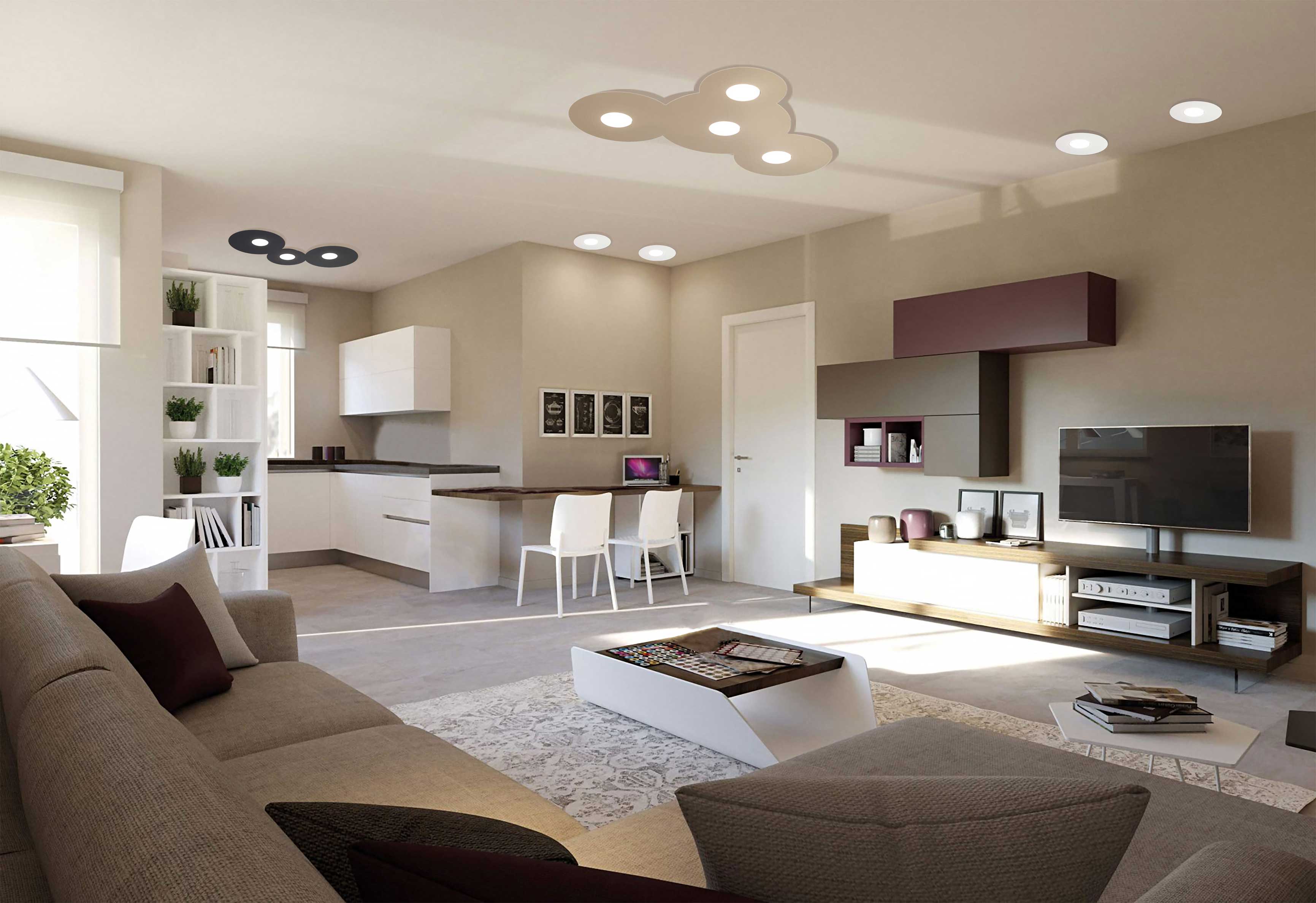 Lampade da soffitto colorate Rad Metal Lux
