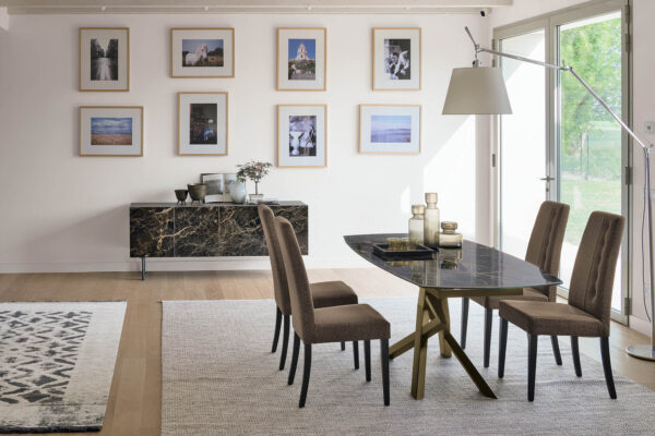 Madia Artemide MA115 e sedia Bellinzona Target Point
