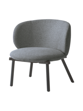 Poltroncina bassa con braccioli Kyoto Target Point