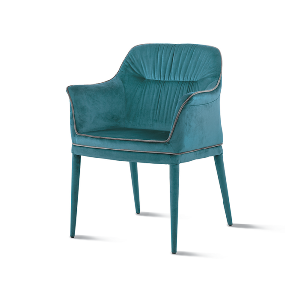 Poltroncina con braccioli azzurro Dallas Target Point