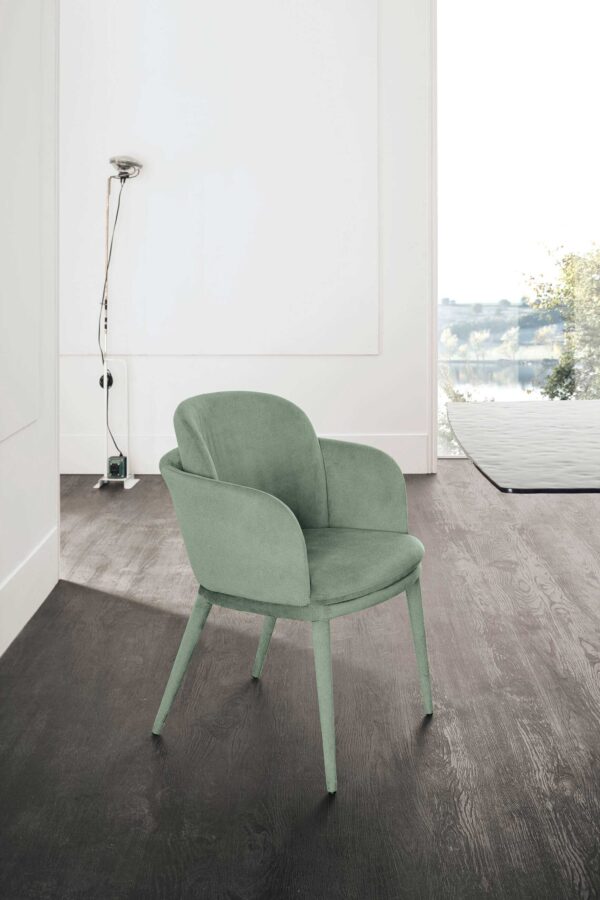 Poltroncina in microfibra con braccioli Cleveland Target Point