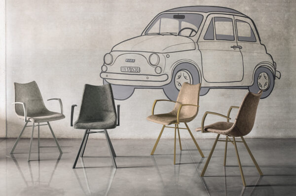 Poltroncine colorate con braccioli Maiorca Target Point