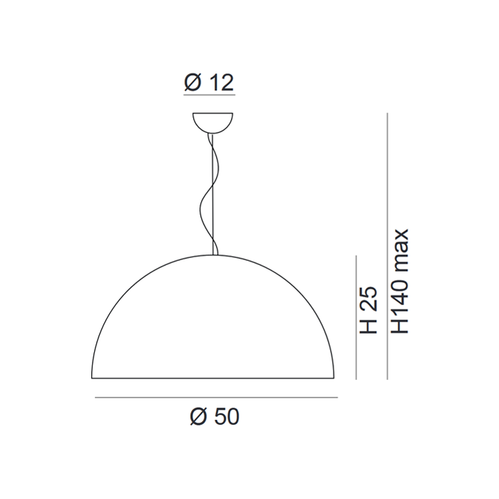 Scheda tecnica lampada a sospensione Chiara 271 050 Metal Lux