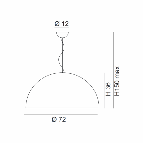 Scheda tecnica lampada a sospensione Chiara 271 075 04 Metal Lux