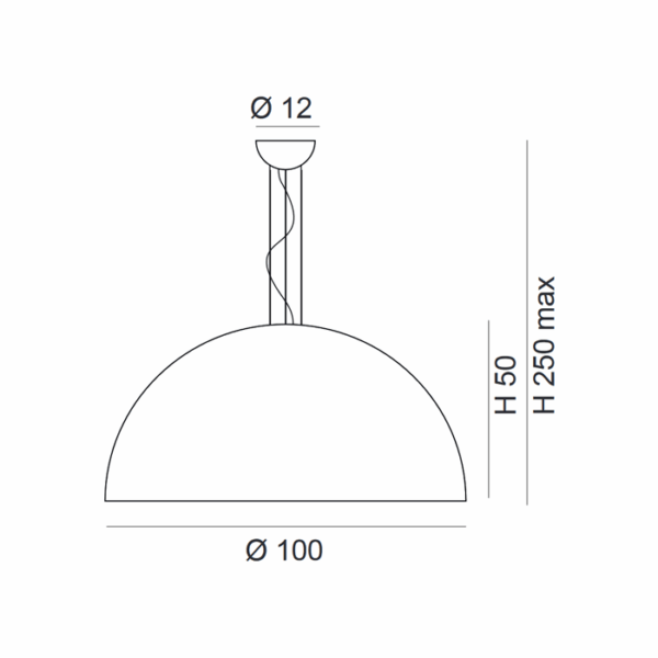 Scheda tecnica lampada a sospensione Chiara 271 090 Metal Lux