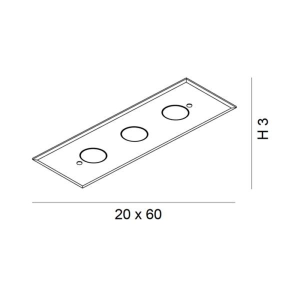 Scheda tecnica lampada da soffitto Dado 259 303 Metal Lux
