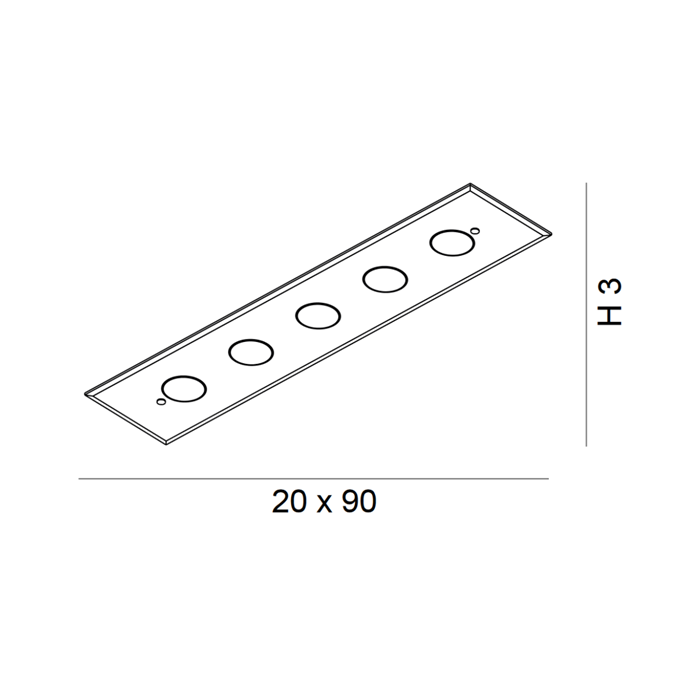 Scheda tecnica lampada da soffitto Dado 259 305 Metal Lux