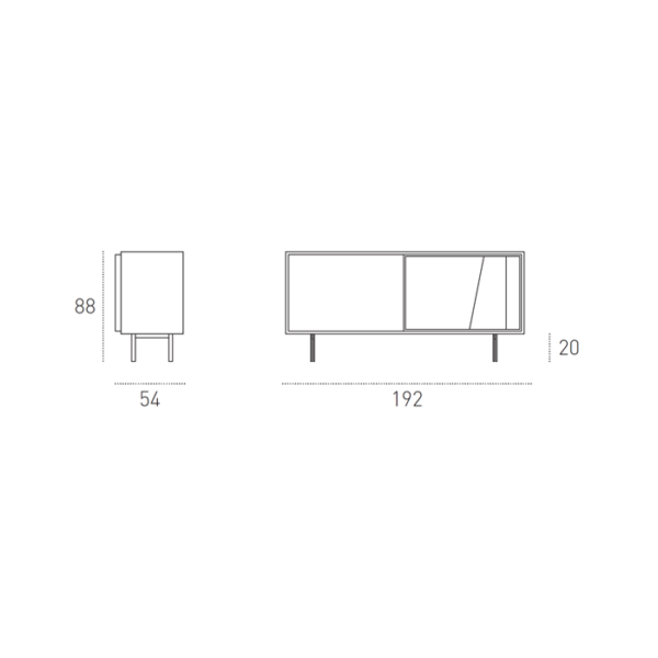 Scheda tecnica madia Modus New MA108 Target Point