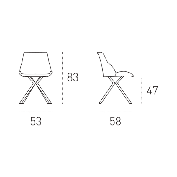 Scheda tecnica sedia Brasilia New Target Point