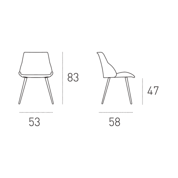 Scheda tecnica sedia Brasilia e Brasilia New Target Point