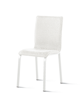 Sedia colorata bianco Glamour New Target Point