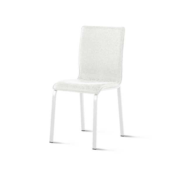 Sedia colorata bianco Glamour New Target Point