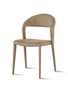 Sedia effetto pelle tortora Denver Target Point