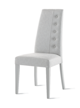 Sedia imbottita bianca Bellinzona Target Point