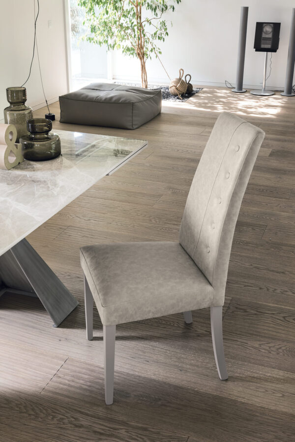 Sedia imbottita con schienale alto Bellinzona Target Point