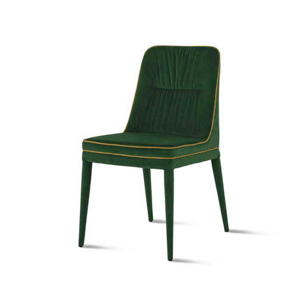 Sedia in microfibra verde scuro Dallas Target Point