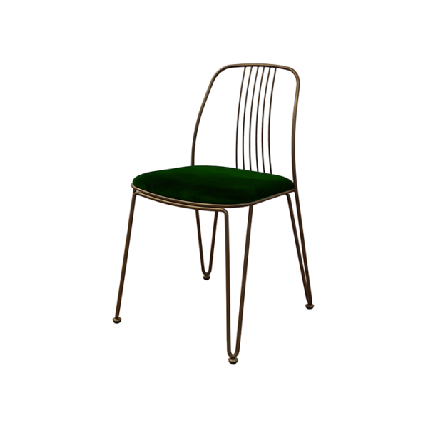 Sedia in microfibra verde scuro Granada Target Point