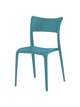 Sedia in polipropilene azzurro Cordoba Target Point