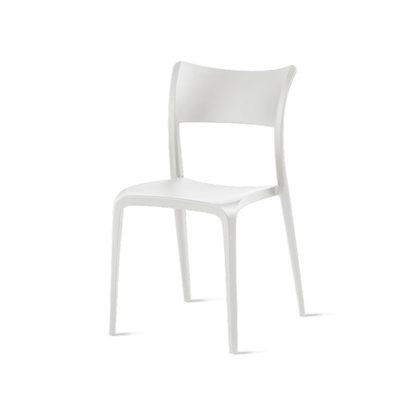 Sedia in polipropilene bianco Cordoba Target Point